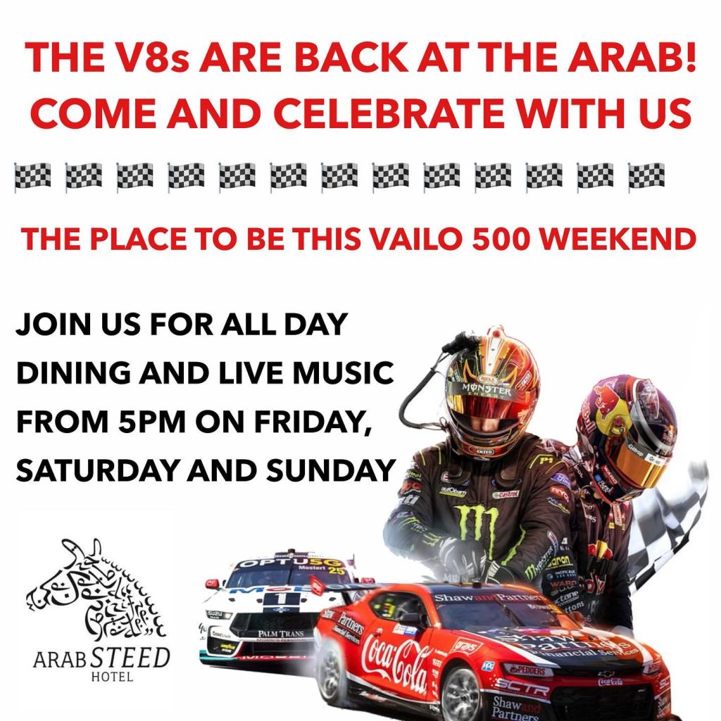 The V8's are back at the Arab!